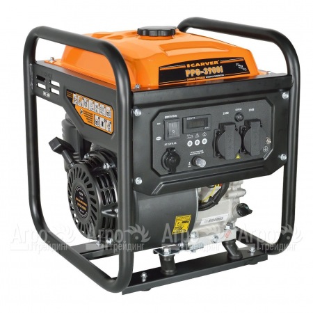 Бензогенератор инверторный Carver PPG-3900I 3 кВт  в Омске