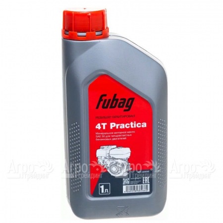 Масло моторное минеральное Fubag Practica SAE 30 1 л для 4-тактных двигателей в Омске