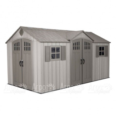 Пластиковый сарай LifeTime WoodLook 15х8  в Омске