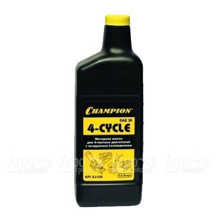 Масло минеральное Champion SAE30 0.6 л для 4-х тактных двигателей в Омске