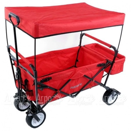 Тележка ручная Fuxtec СТ-350R с навесом красная в Омске