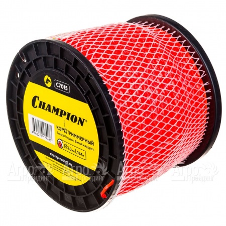 Корд триммерный Champion Twisted Square 3.0мм, 164м (витой квадрат)+нож  в Омске