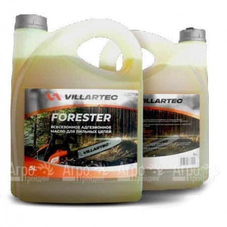 Всесезонное адгезионное масло Villartec Forester 5 л для пильных цепей  в Омске
