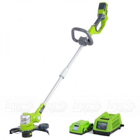 Аккумуляторный триммер GreenWorks G24ST30MK2 в Омске