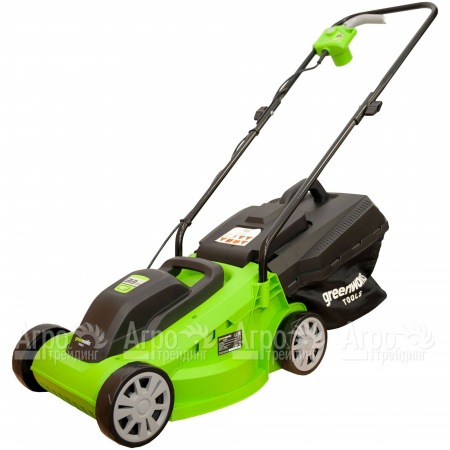 Газонокосилка электрическая GreenWorks GLM1232 1200 Вт в Омске