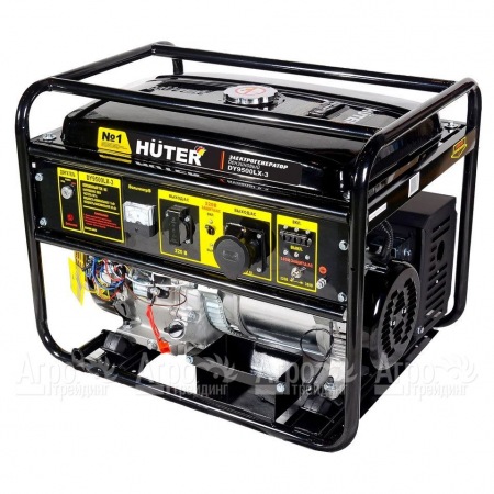 Бензогенератор Huter DY9500LX-3 7.5 кВт в Омске