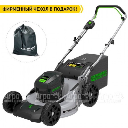Газонокосилка аккумуляторная GreenWorks GC82LM46K5  в Омске