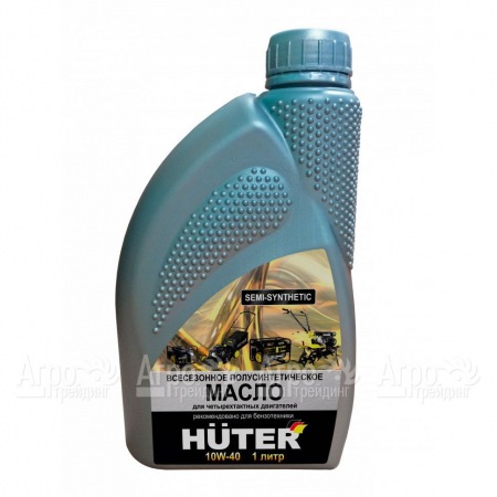 Масло моторное Huter 10W-40, 1 л для 4-х тактных двигателей в Омске
