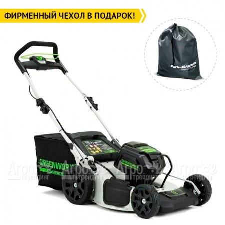 Газонокосилка аккумуляторная GreenWorks GC82LM51K5  в Омске