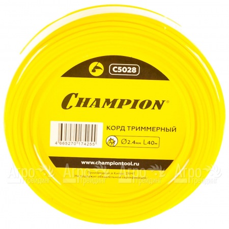 Корд триммерный Champion Star 2.4мм, 40м (звезда)  в Омске