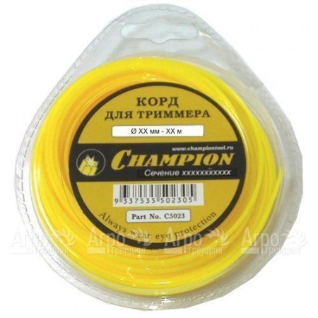 Леска Champion 1.6 мм для триммеров в Омске