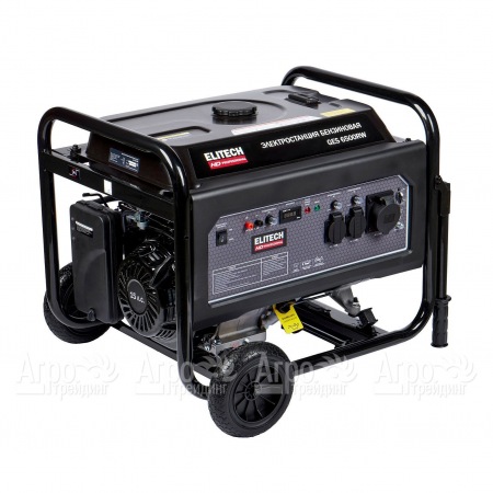 Бензогенератор Elitech GES 6500RW 5 кВт  в Омске