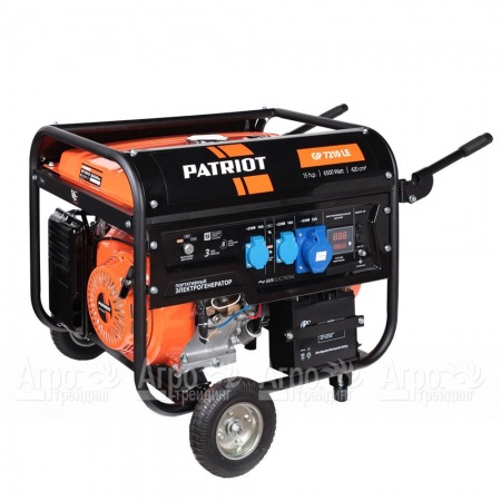 Бензогенератор Patriot GP 7210LE 6 кВт  в Омске