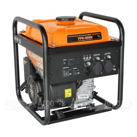 Бензиновый генератор инверторный Carver PPG-5500I 4.2 кВт  в Омске