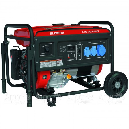 Бензогенератор Elitech СГБ 6500РМК 2.8 кВт  в Омске