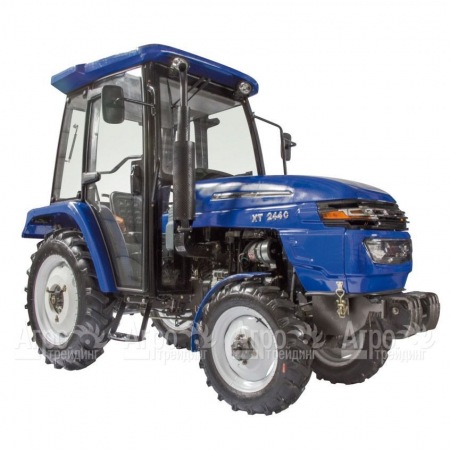 Садовый минитрактор Xingtai Синтай XT-244С с кабиной в Омске