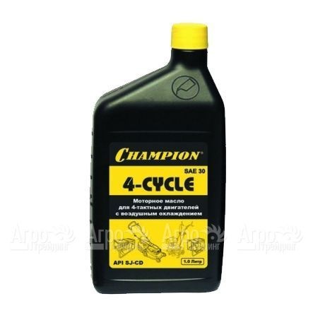 Масло минеральное Champion SAE30 1 л для 4-х тактных двигателей в Омске