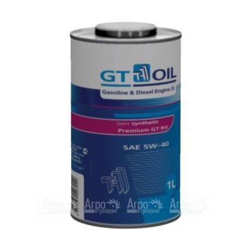 Моторное масло GT OIL 5W40, 10W30, 10 W 40, 1 л для 4-х тактных двигателей в Омске