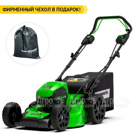 Газонокосилка аккумуляторная GreenWorks GD60LM46SP (без батареи и зарядного устройства) в Омске