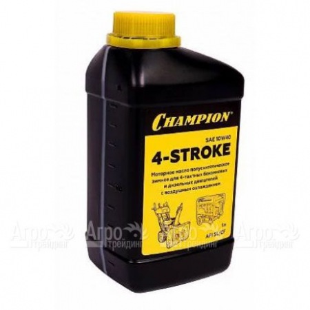 Масло полусинтетическое зимнее Champion SAE 10W40 API SL/CF 0.6 л для 4-тактных двигателей  в Омске