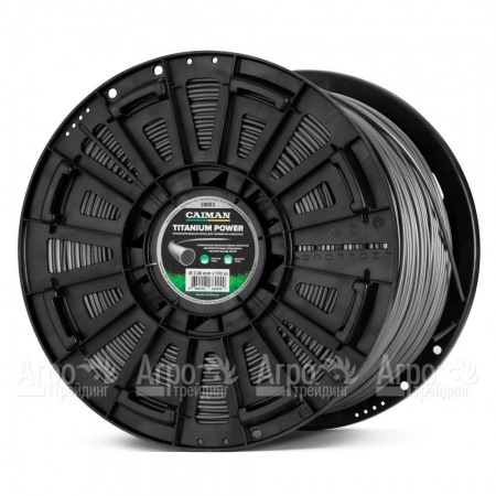 Профессиональная леска Titanium Power круглая 3 мм 992 м для триммеров Caiman  в Омске