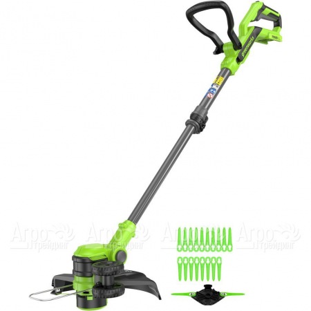 Аккумуляторный триммер GreenWorks G24LT301 2 Ач в Омске