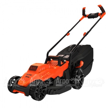 Газонокосилка электрическая Black+Decker BEMW461BH-QS в Омске