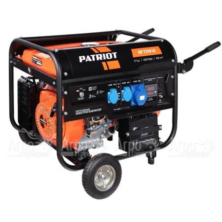 Бензогенератор Patriot GP 7210AE 6 кВт  в Омске