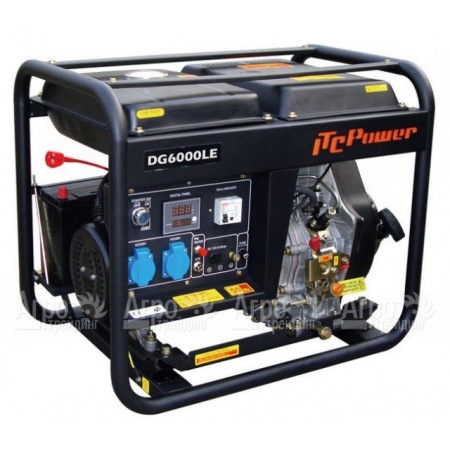 Дизельный генератор ITC Power DG6000LEK+ (дистанционный запуск+разъем для АВР) в Омске