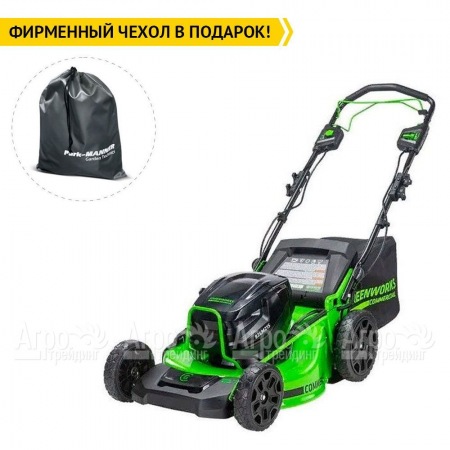 Газонокосилка аккумуляторная GreenWorks GC82HPLM51 (без аккумулятора и зарядного устройства)  в Омске