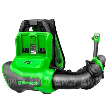 Воздуходувка аккумуляторная GreenWorks 40V 2408107 (без аккумулятора и зарядного устройства)  в Омске