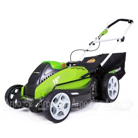 Газонокосилка аккумуляторная GreenWorks G-Max G40LM45 40V 45 см (без батареи и зарядного устройства) в Омске