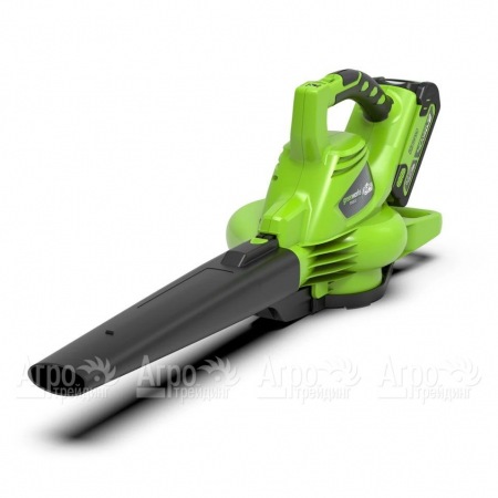 Воздуходувка аккумуляторная GreenWorks G-Max GD40BV 40V 280 км/ч (без батареи и зарядного устройства) в Омске