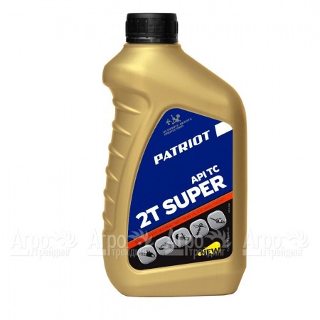 Масло полусинтетическое Patriot Super Active API TC 0.946 л для 2-х тактных двигателей  в Омске