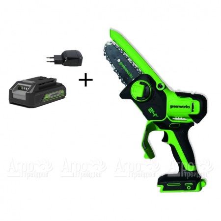 Аккумуляторная пила GreenWorks G24MCS10K2 в Омске