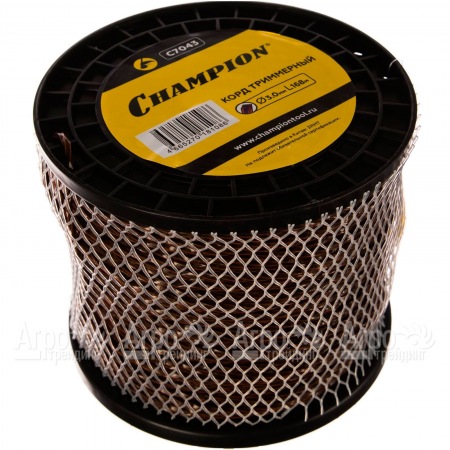 Корд триммерный Champion Magic 3.0мм, 168м (витой квадрат)+нож  в Омске