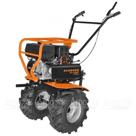 Мотоблок Carver МТ-7106WT, колеса экстрим (фрезы в комплекте) в Омске