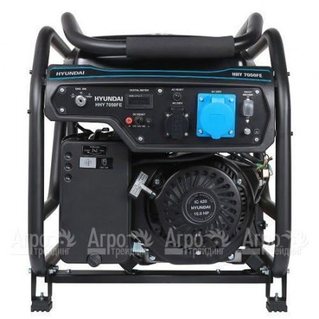 Бензогенератор Hyundai HHY7050FE 5 кВт в Омске