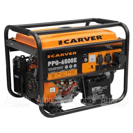 Бензогенератор Carver PPG-6500E 5 кВт  в Омске
