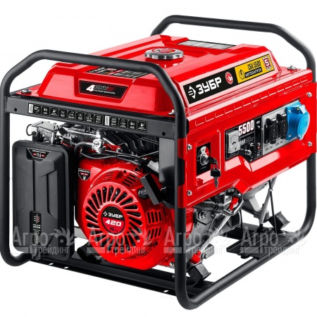 Бензогенератор Зубр СБА-5500 5.5 кВт с автозапуском в Омске