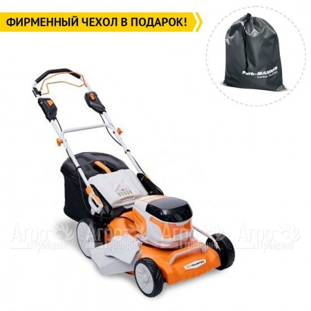 Газонокосилка аккумуляторная Villartec MA4046T SET AM402 + AC402 в Омске