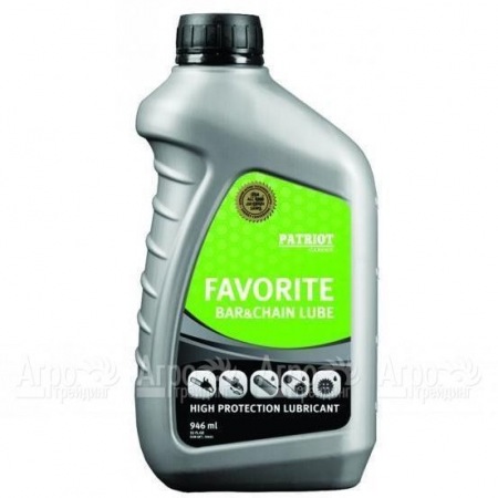 Масло Patriot Favorite Bar&#38;Chain Lube 946 мл для смазки цепей в Омске