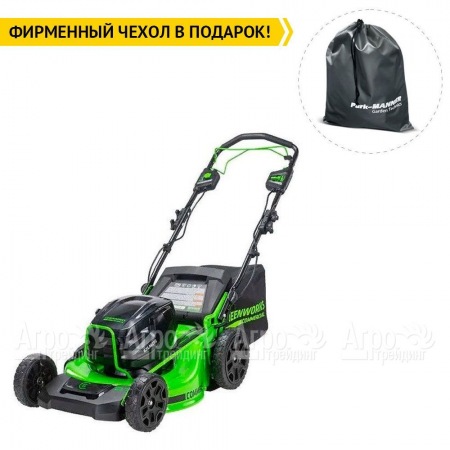 Газонокосилка аккумуляторная GreenWorks GC82HPLM51  в Омске