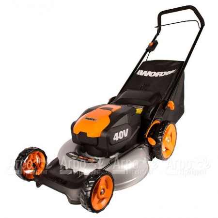 Газонокосилка аккумуляторная Worx WG751E в Омске