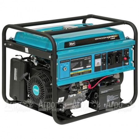 Бензогенератор Wert G 8000E (W0101.015.00) 6 кВт в Омске