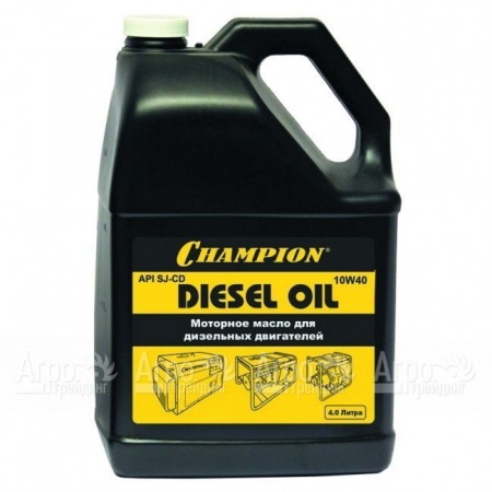 Масло дизельное Champion 10W-40 4 л для 4-х тактных двигателей  в Омске