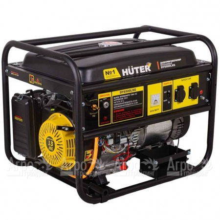 Бензогенератор Huter DY6500LXG 5 кВт в Омске