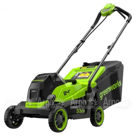 Газонокосилка аккумуляторная GreenWorks GD24LM331 (без аккумулятора и зарядного устройства) в Омске