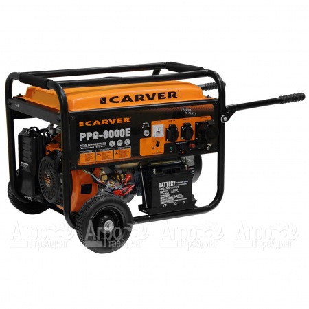 Бензогенератор Carver PPG-8000E 6 кВт  в Омске