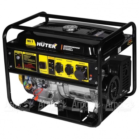 Бензогенератор Huter DY9500LX 7.5 кВт в Омске